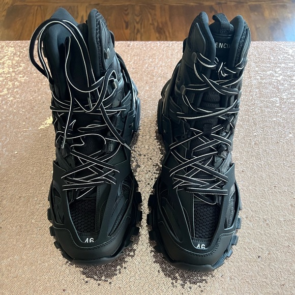 Brand New Black Balenciaga Sneakers size US 13 - Picture 5 of 8